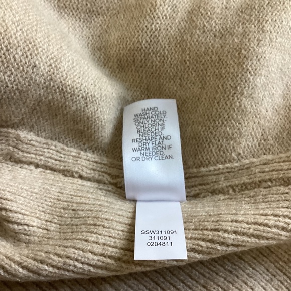 NWT J.JILL PLUS 3X KNIT SWEATER TUNIC LIGHT CAMEL HEATHER BOATNECK - Picture 9 of 13